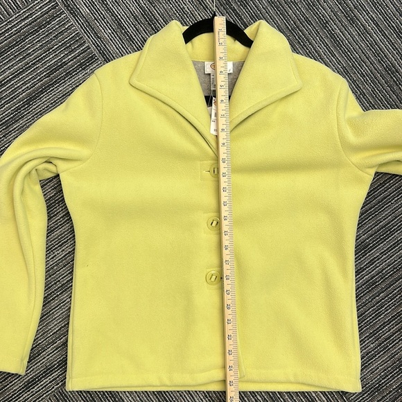 NWT Talbots Women’s Button Coat Pale Green Size M - Picture 5 of 5